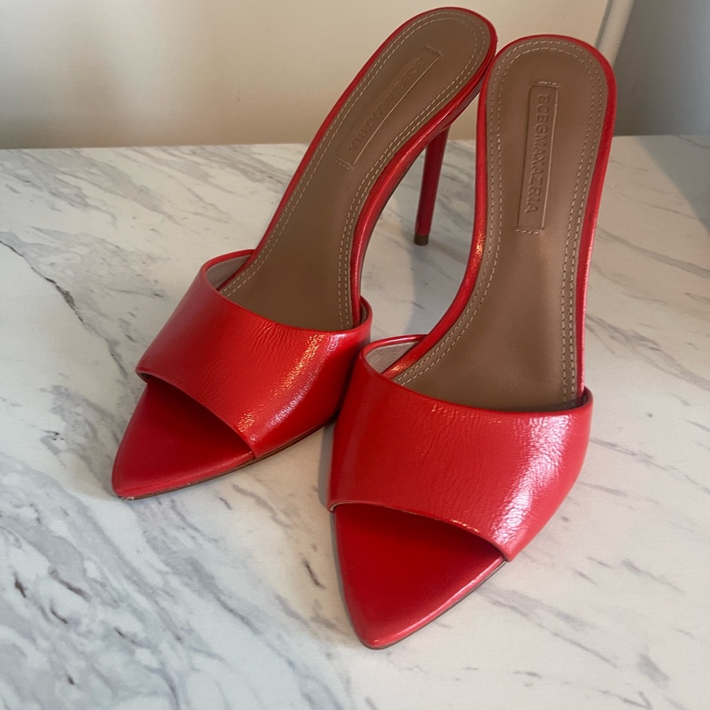 BCBGMaxAzria Vibrant Red Heels